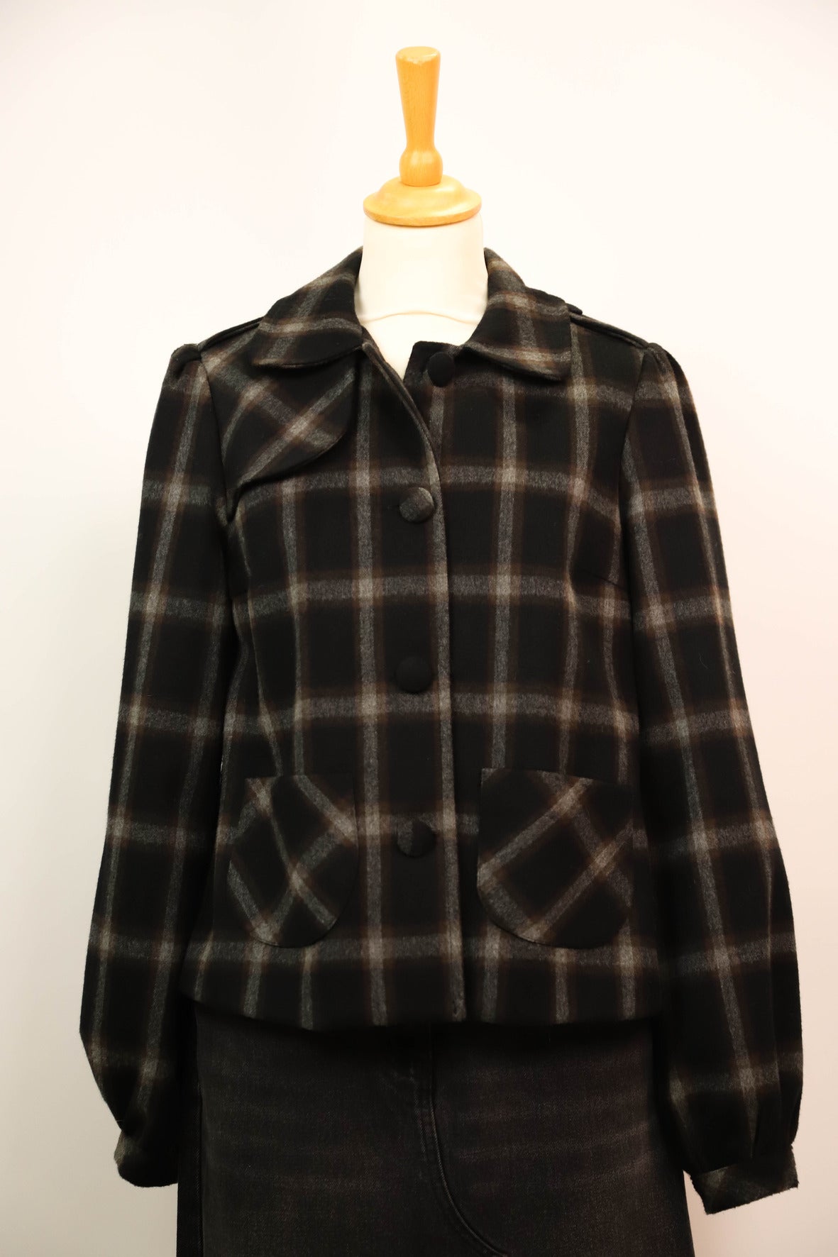 Veste à carreaux Morgan Taille L