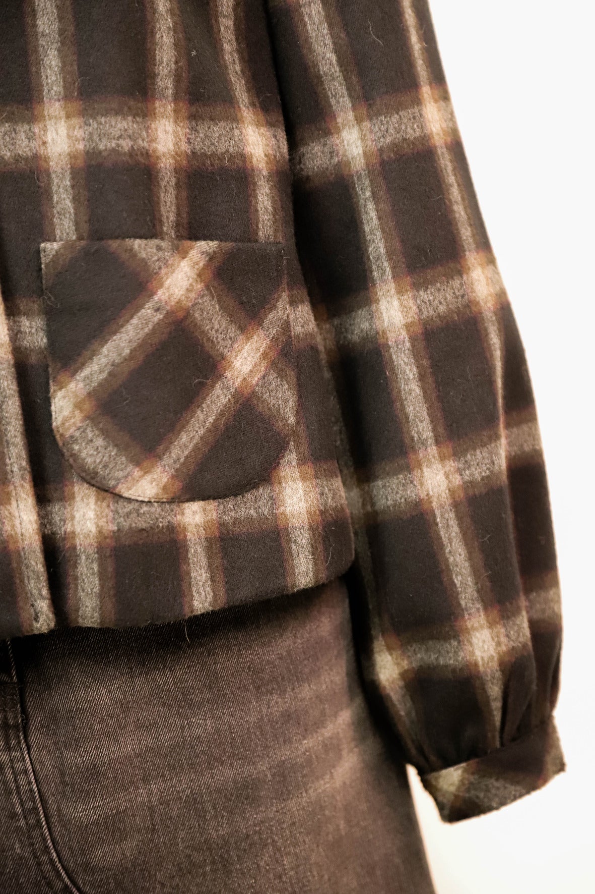 Veste à carreaux Morgan Taille L
