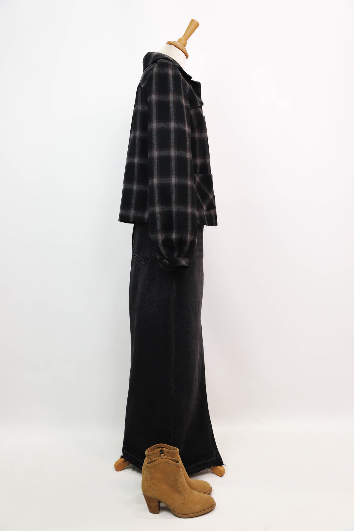 Veste à carreaux Morgan Taille L