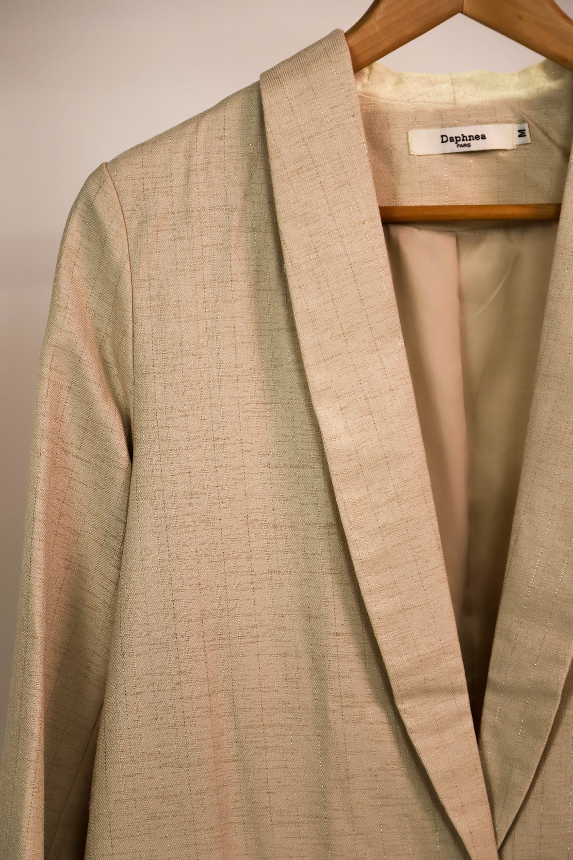 Veste blazer beige Daphnea Taille M
