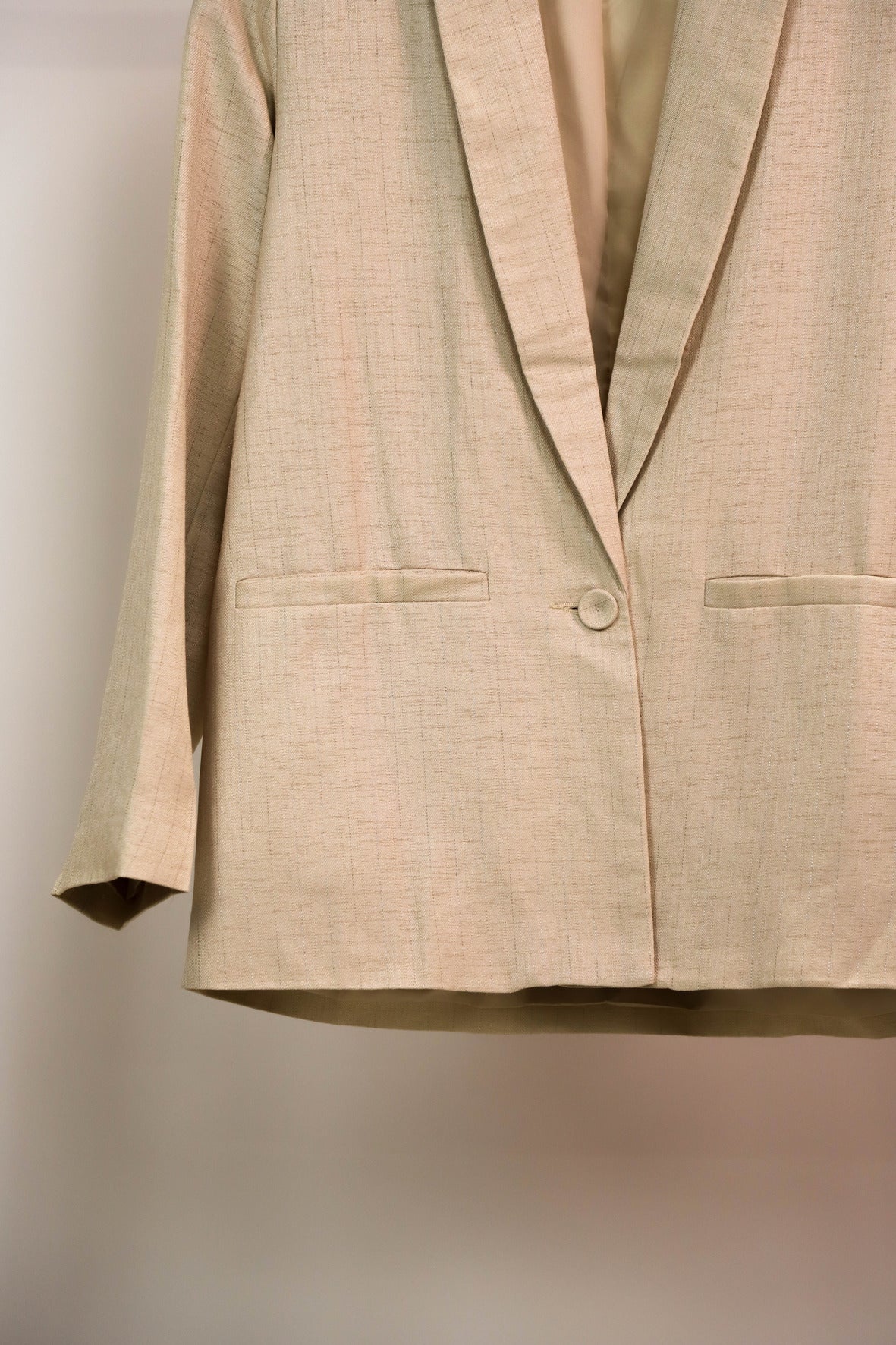 Veste blazer beige Daphnea Taille M