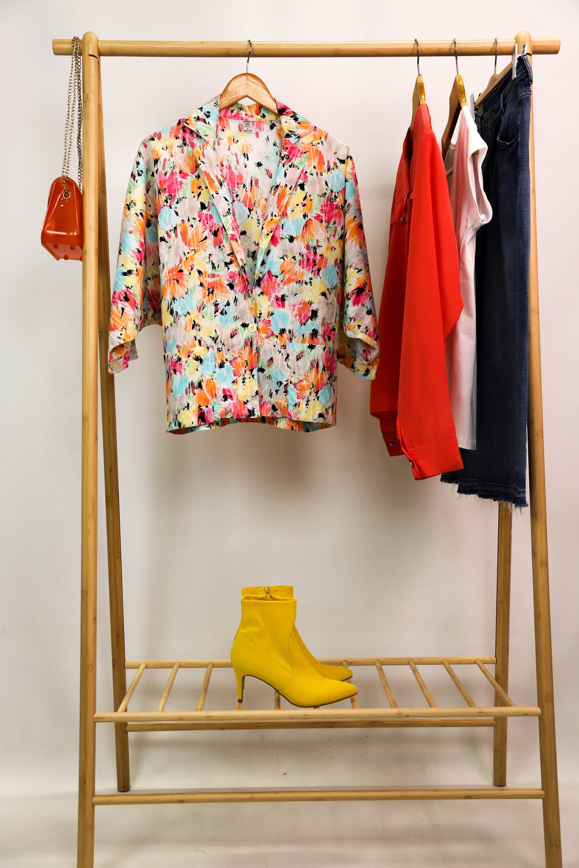Veste fleurie multicolore Taille S