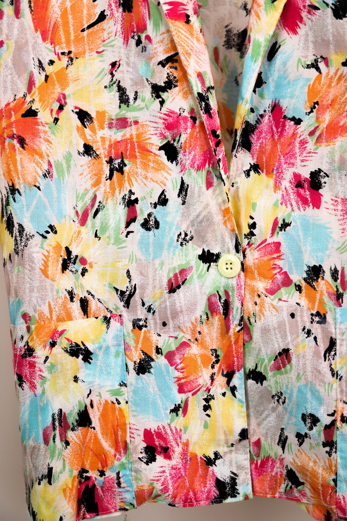 Veste fleurie multicolore Taille S