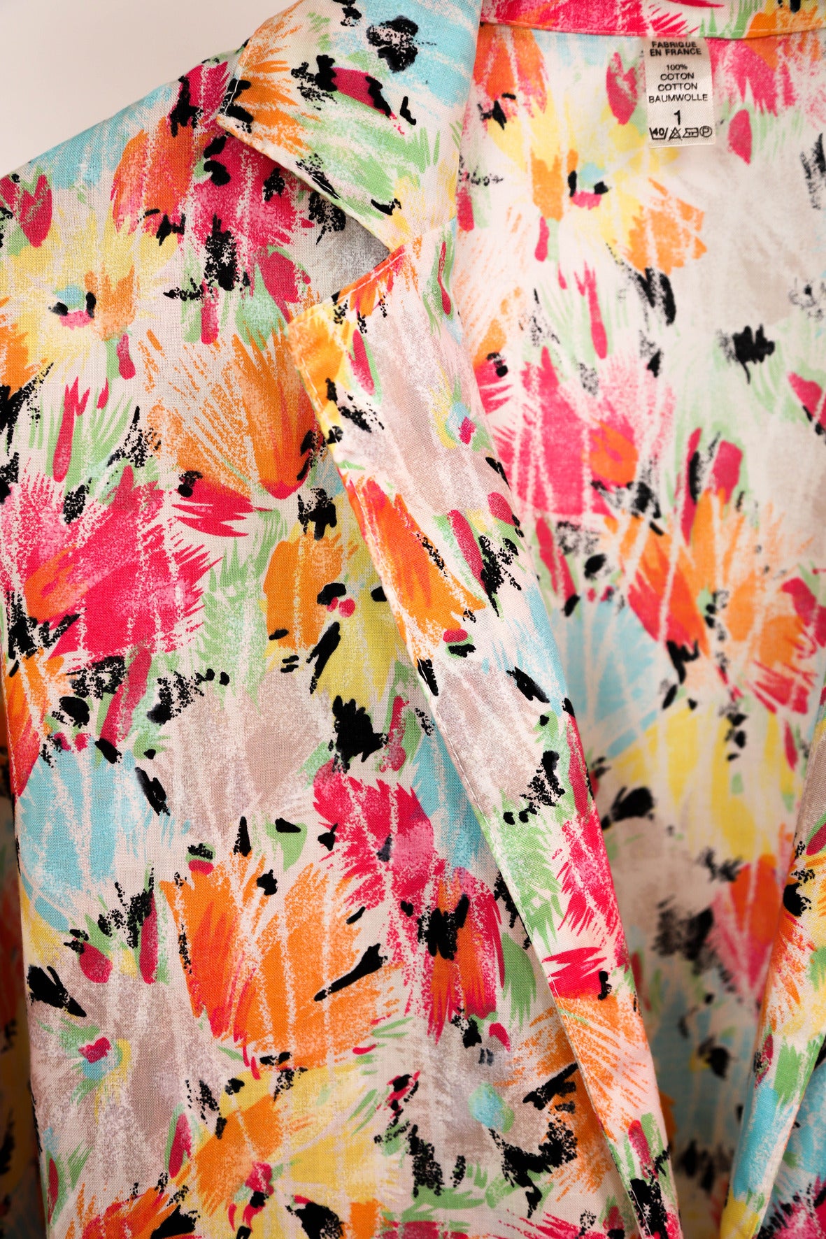 Veste fleurie multicolore Taille S