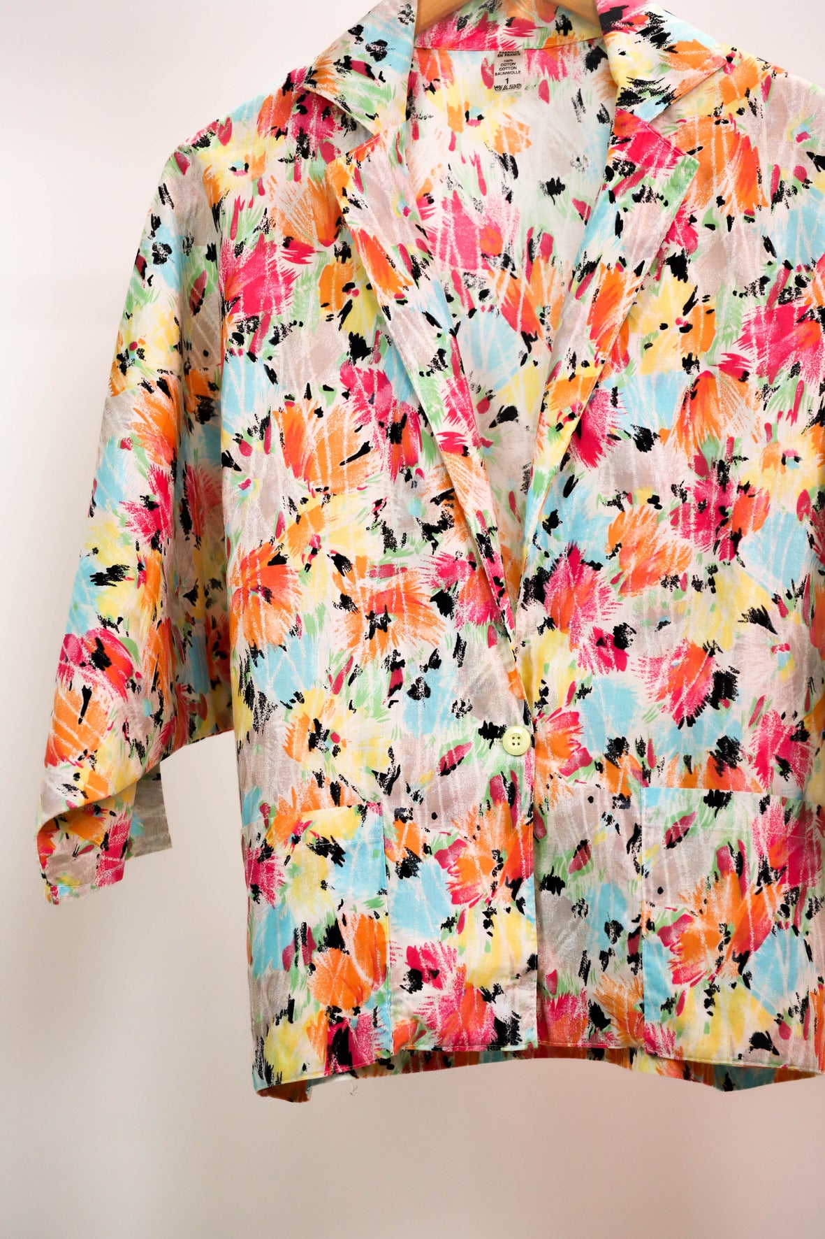 Veste fleurie multicolore Taille S