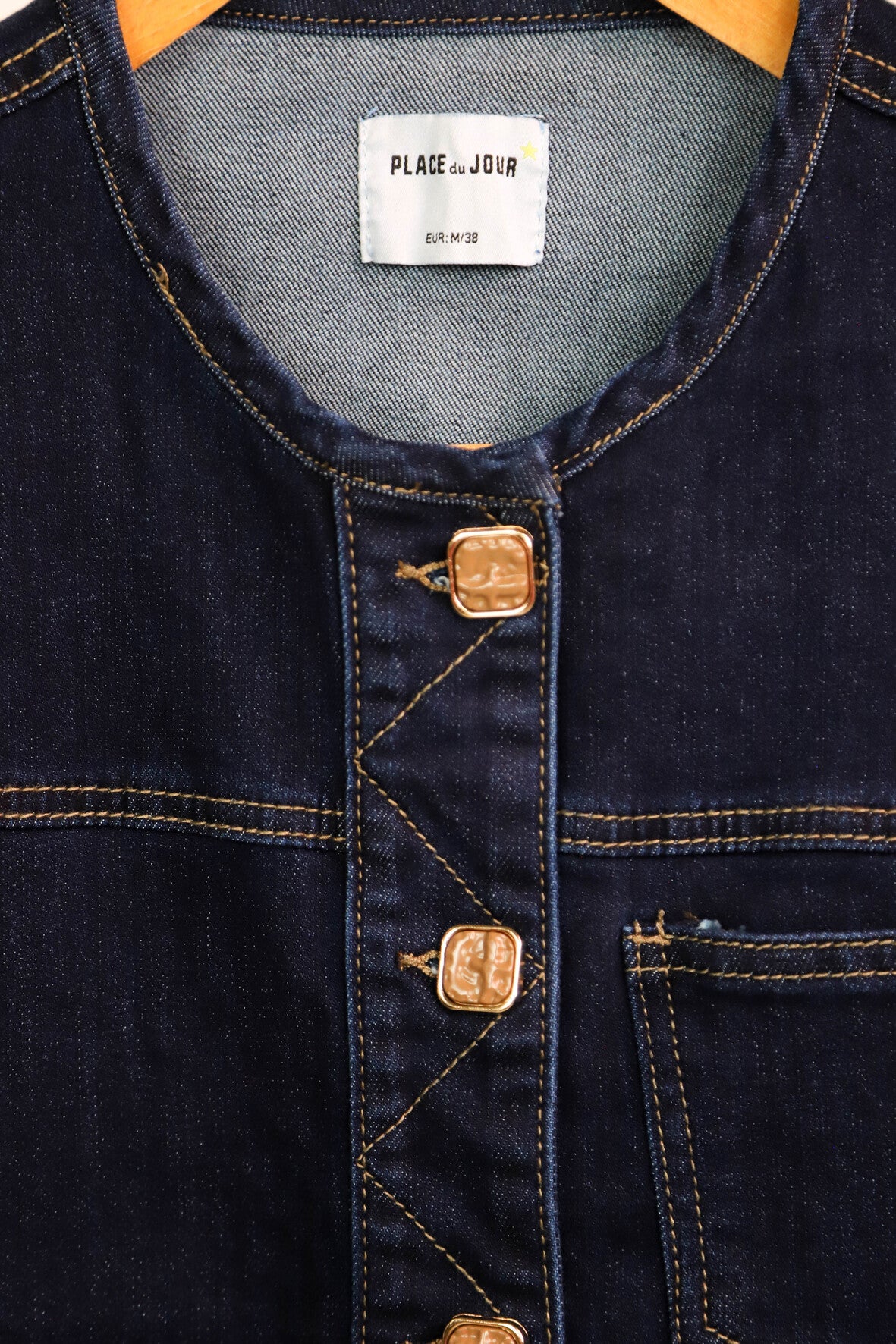 Veste bleue Place du jour Taille M et XL - NEUF