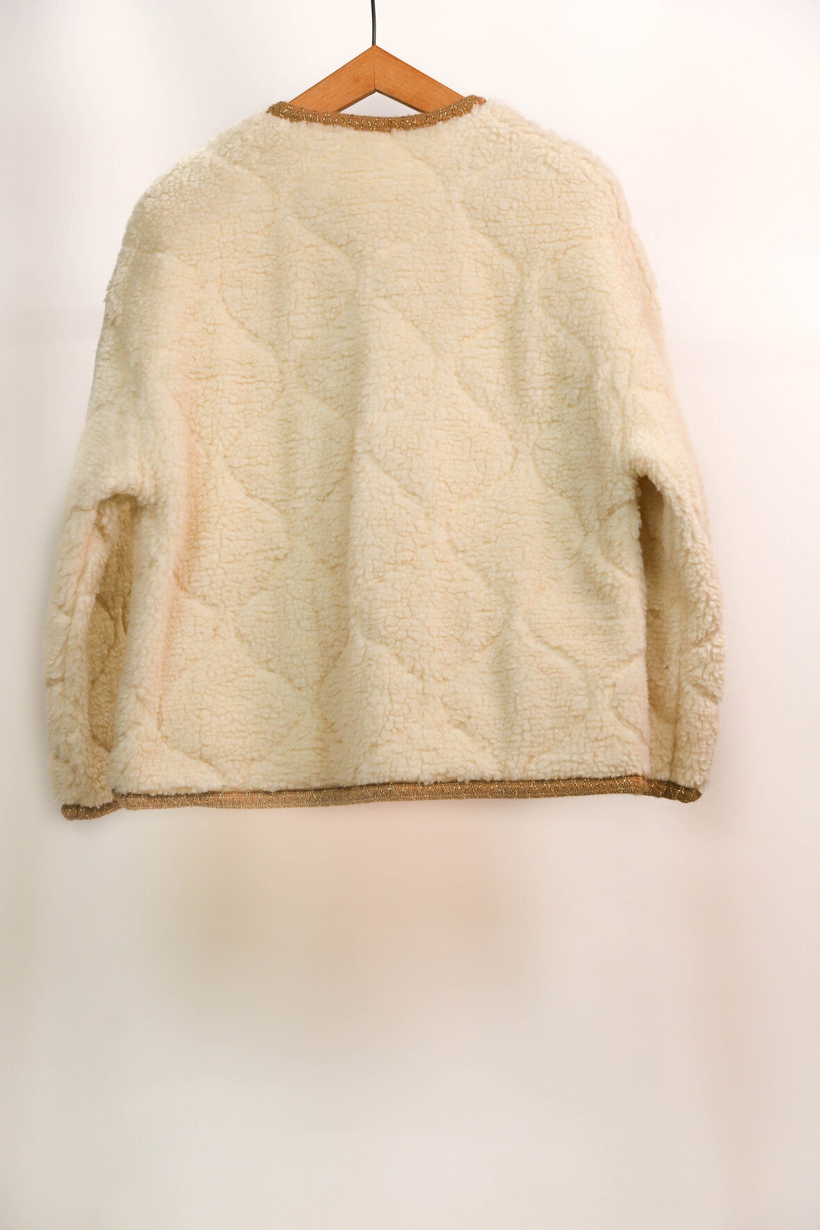 Veste crème et dorée Taille M
