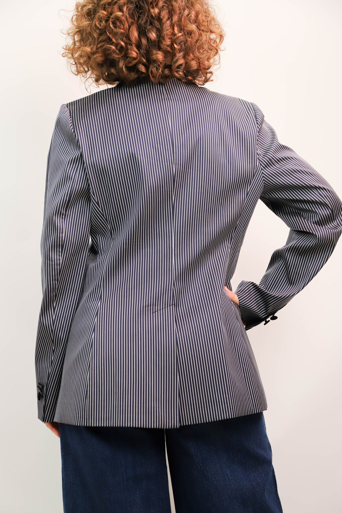Veste blazer rayée bleu Claudie Pierlot Taille M