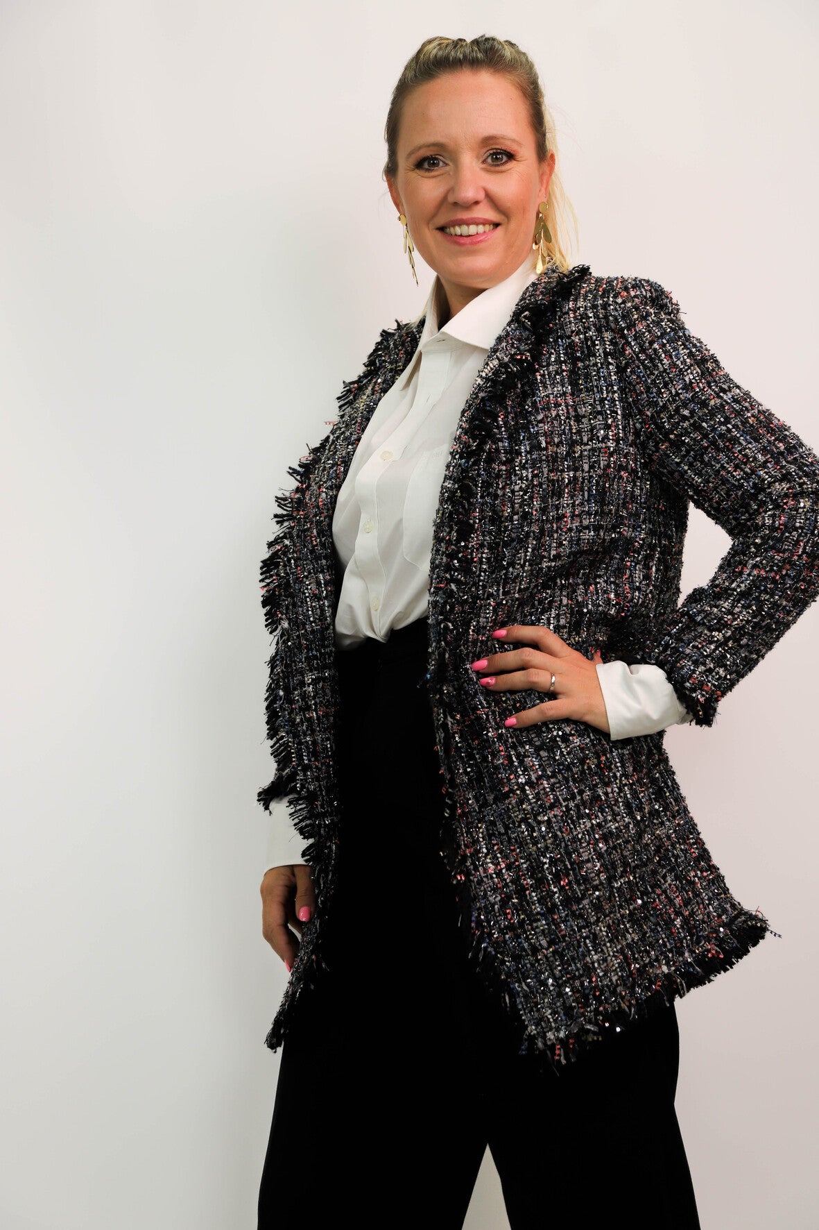 Veste en tweed Zara Taille M