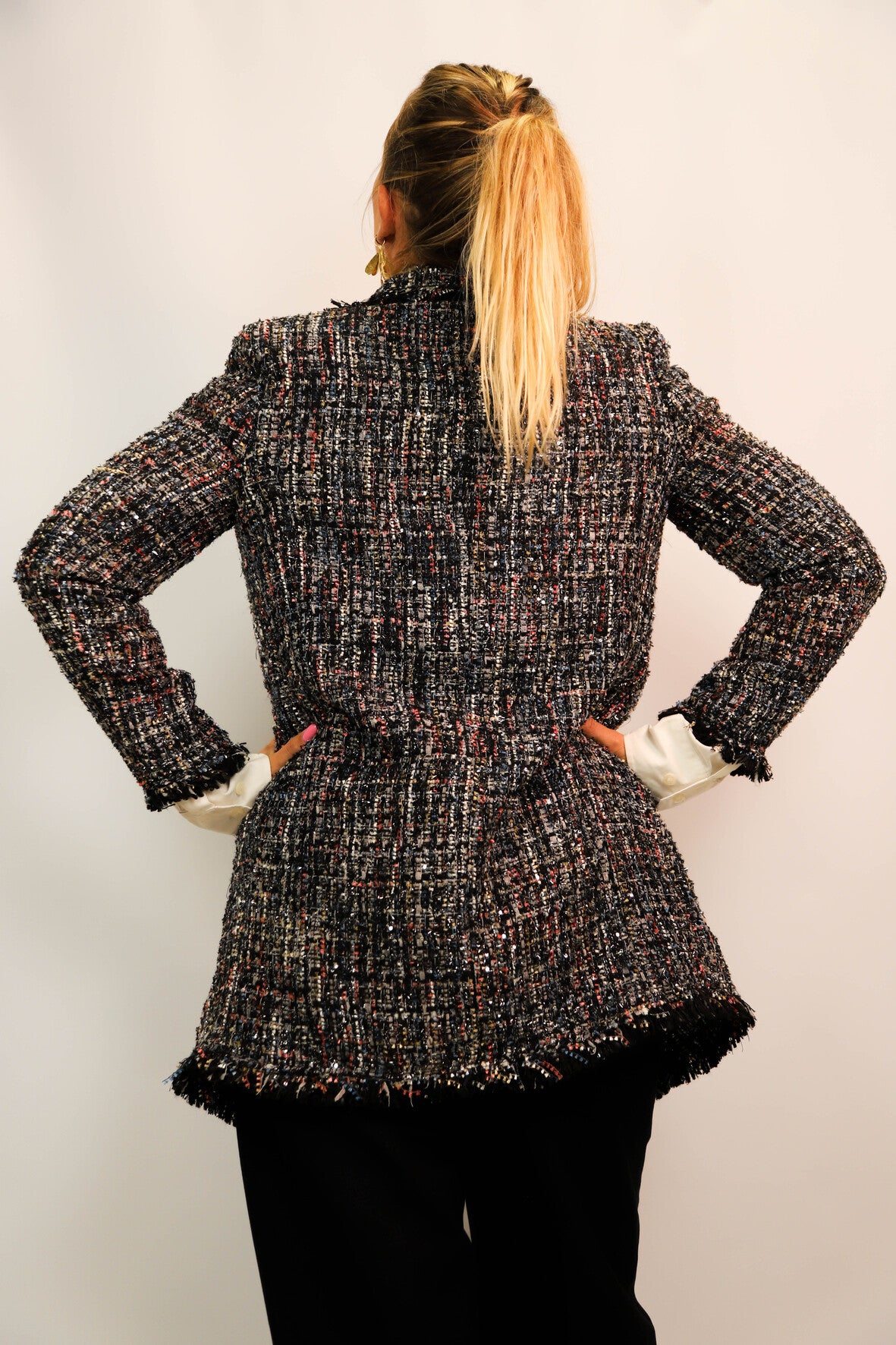 Veste en tweed Zara Taille M