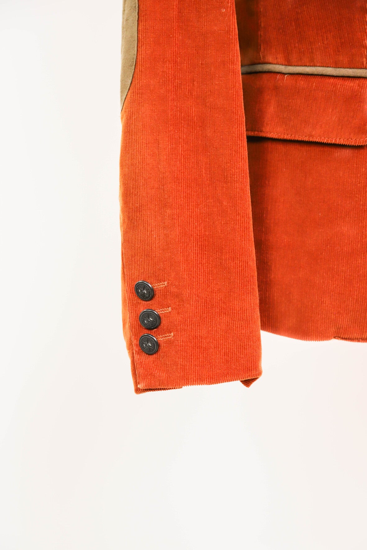 Veste blazer en velours cotelé marron, Saint Hilaire Taille M