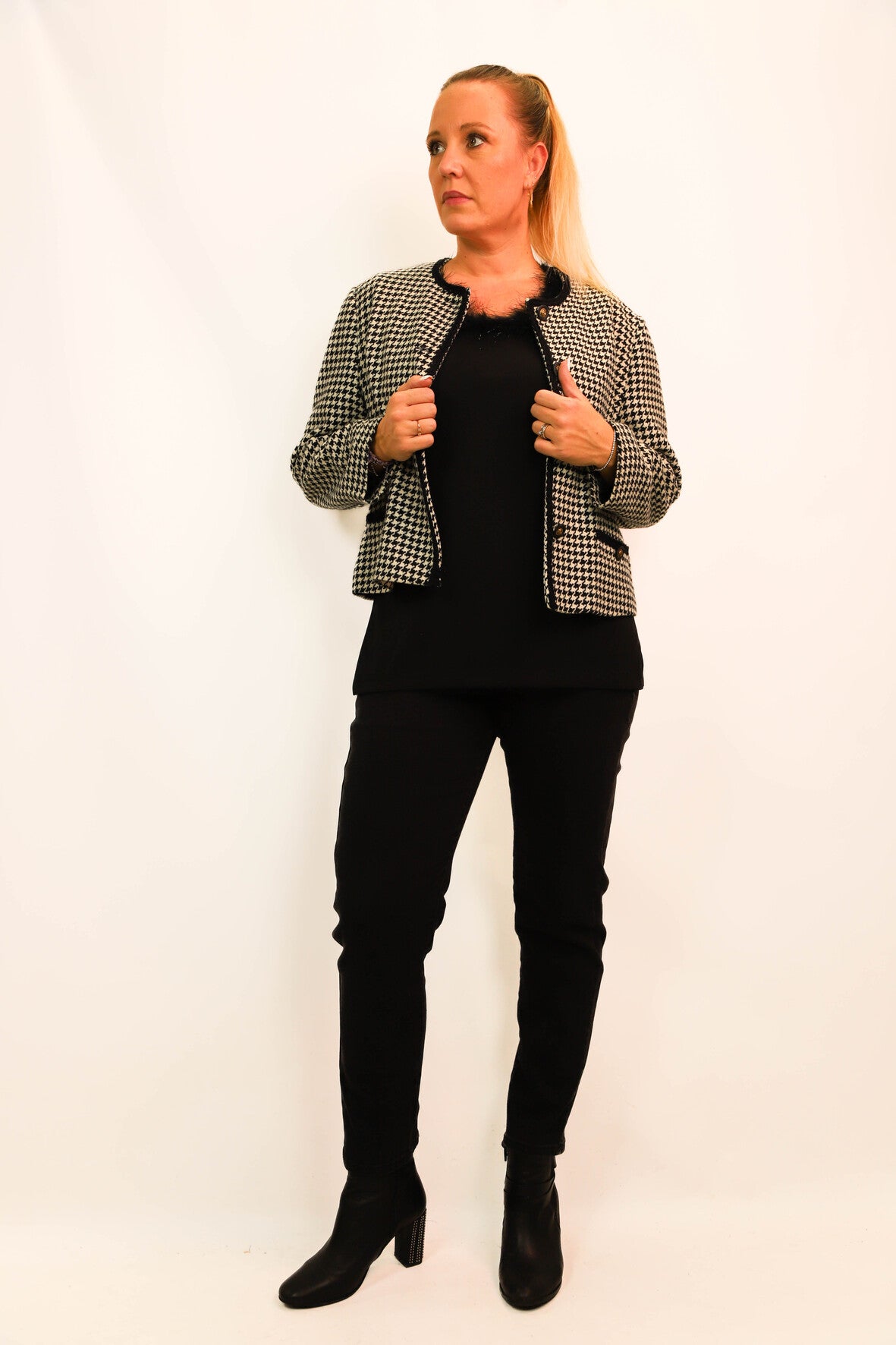 Veste pied de poule Impersim Taille L