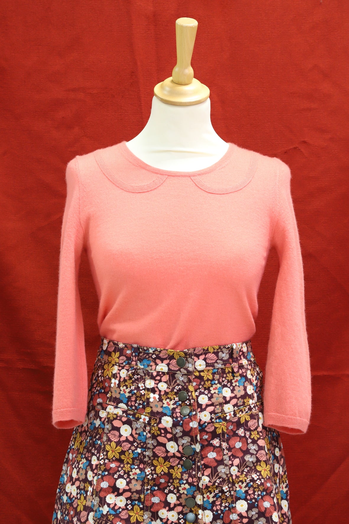 Pull corail Eric Bompard Taille S