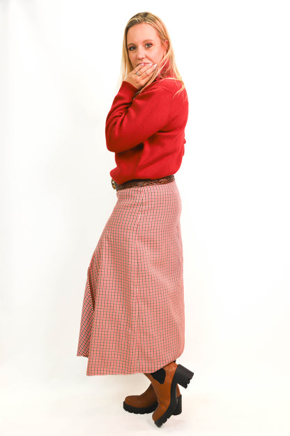 Pull rouge Eric Bompard Taille M