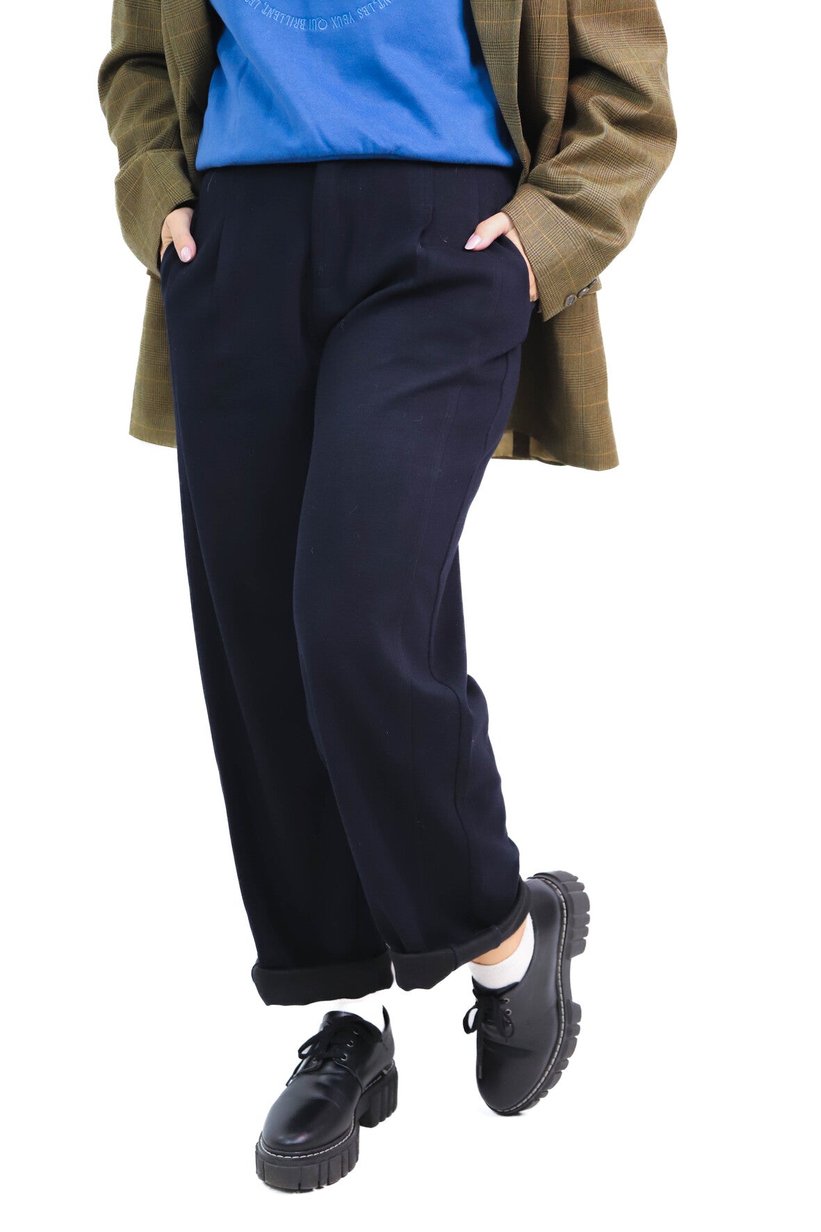 Pantalon bleu marine Soggo Taille L - NEUF