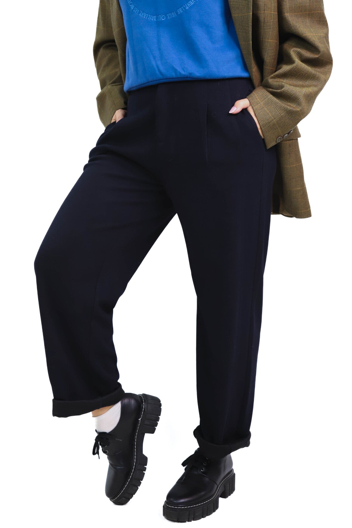 Pantalon bleu marine Soggo Taille L - NEUF