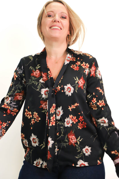 Chemisier fleuri Grace et Mila Taille M