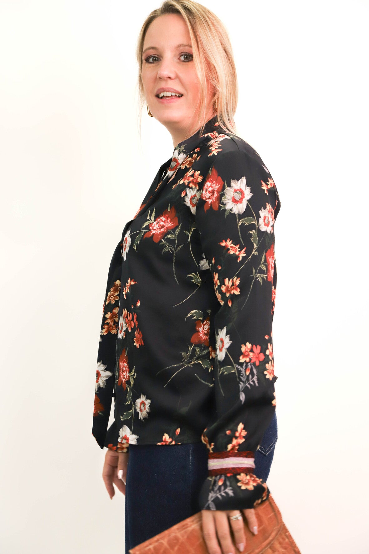 Chemisier fleuri Grace et Mila Taille M