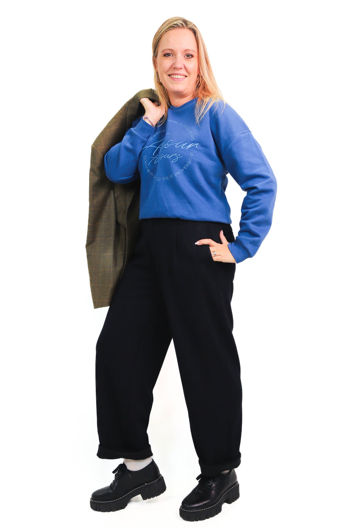 Sweat bleu Gémo Taille L