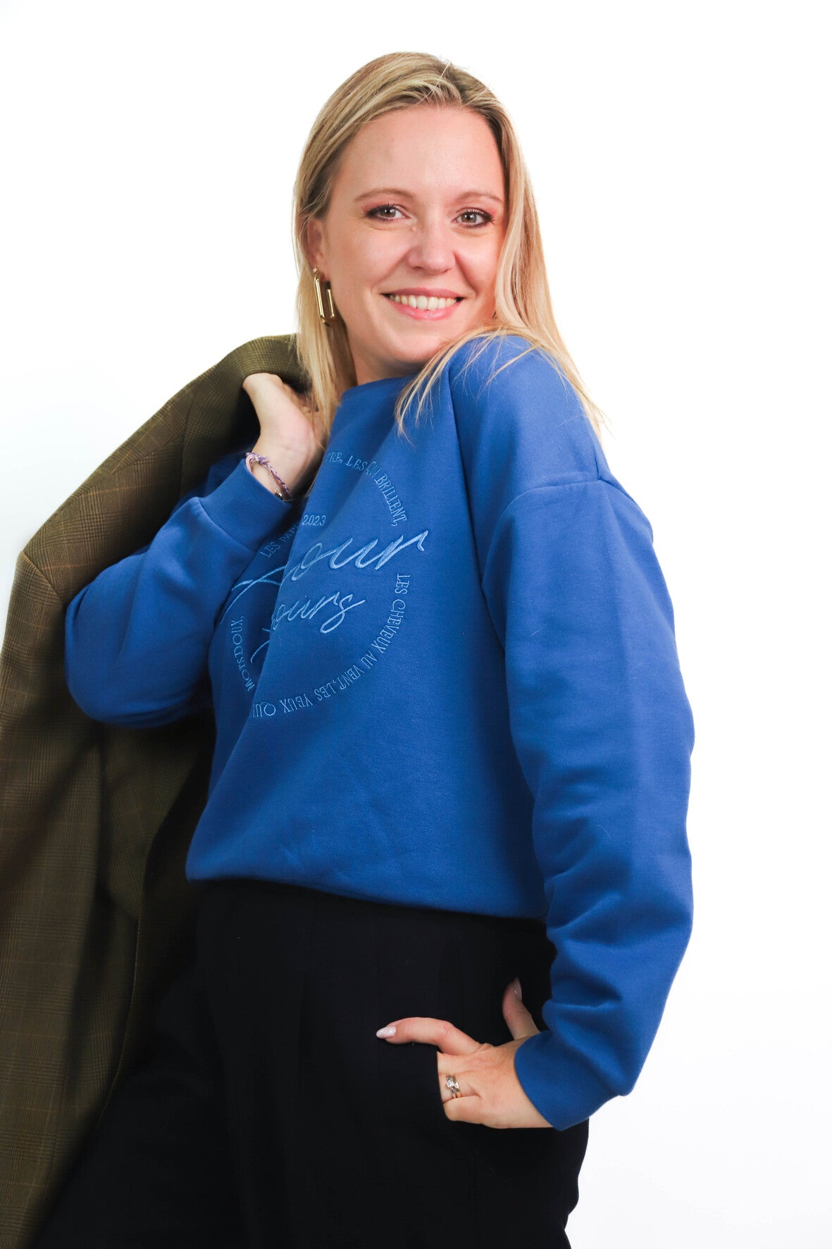 Sweat bleu Gémo Taille L