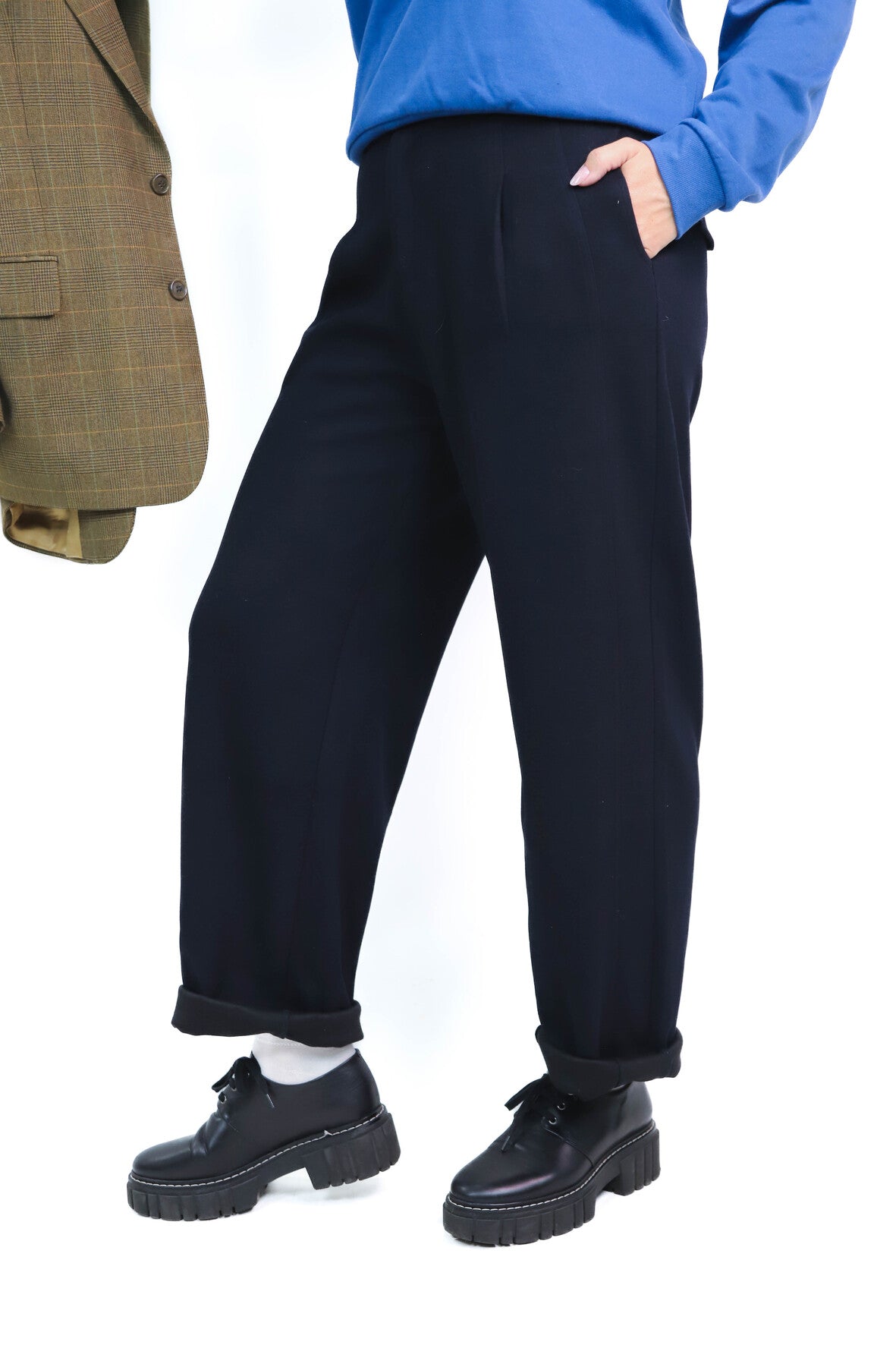 Pantalon bleu marine Soggo Taille L - NEUF