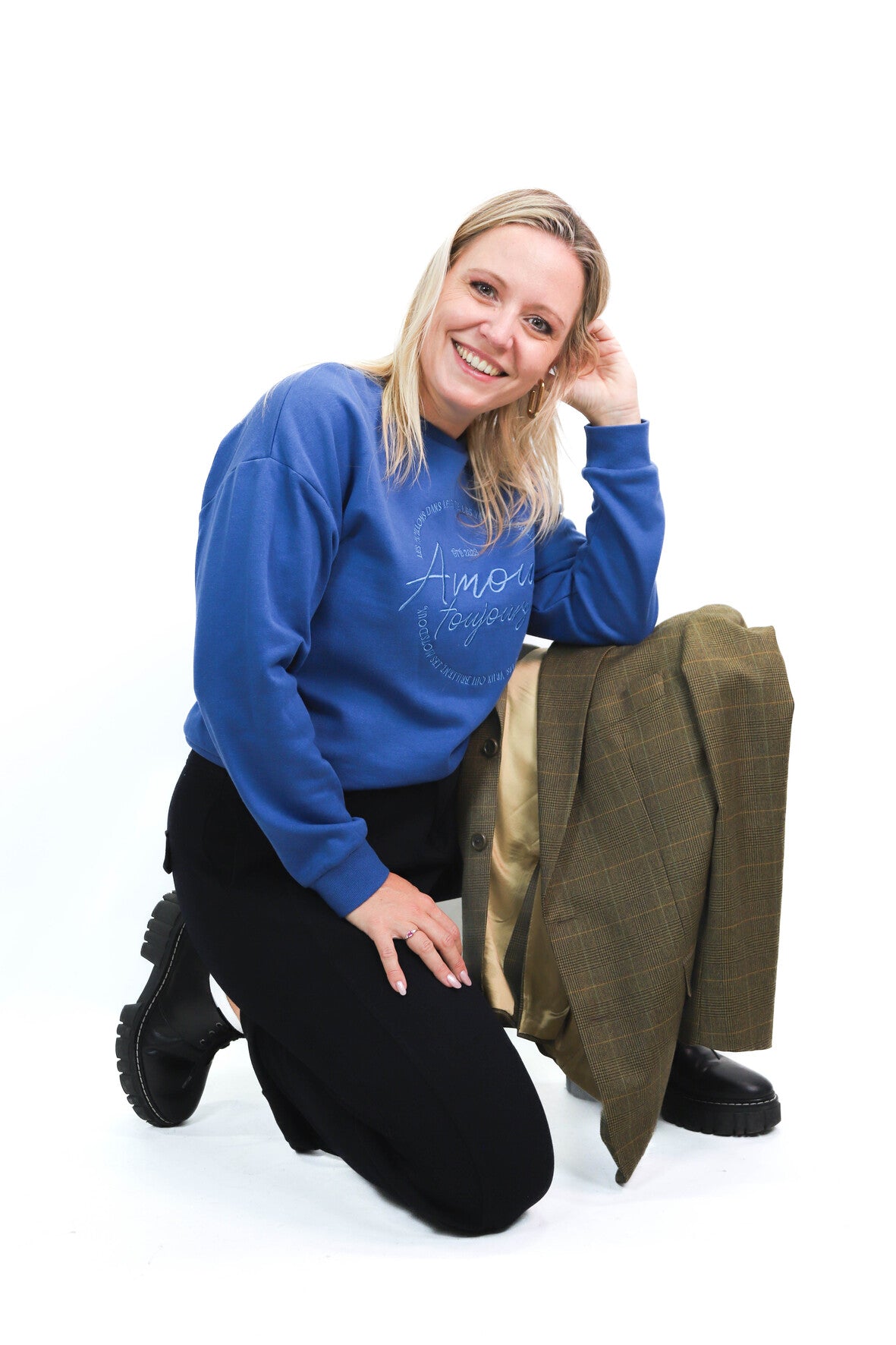 Sweat bleu Gémo Taille L