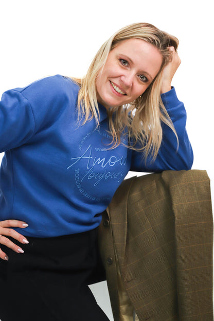 Sweat bleu Gémo Taille L