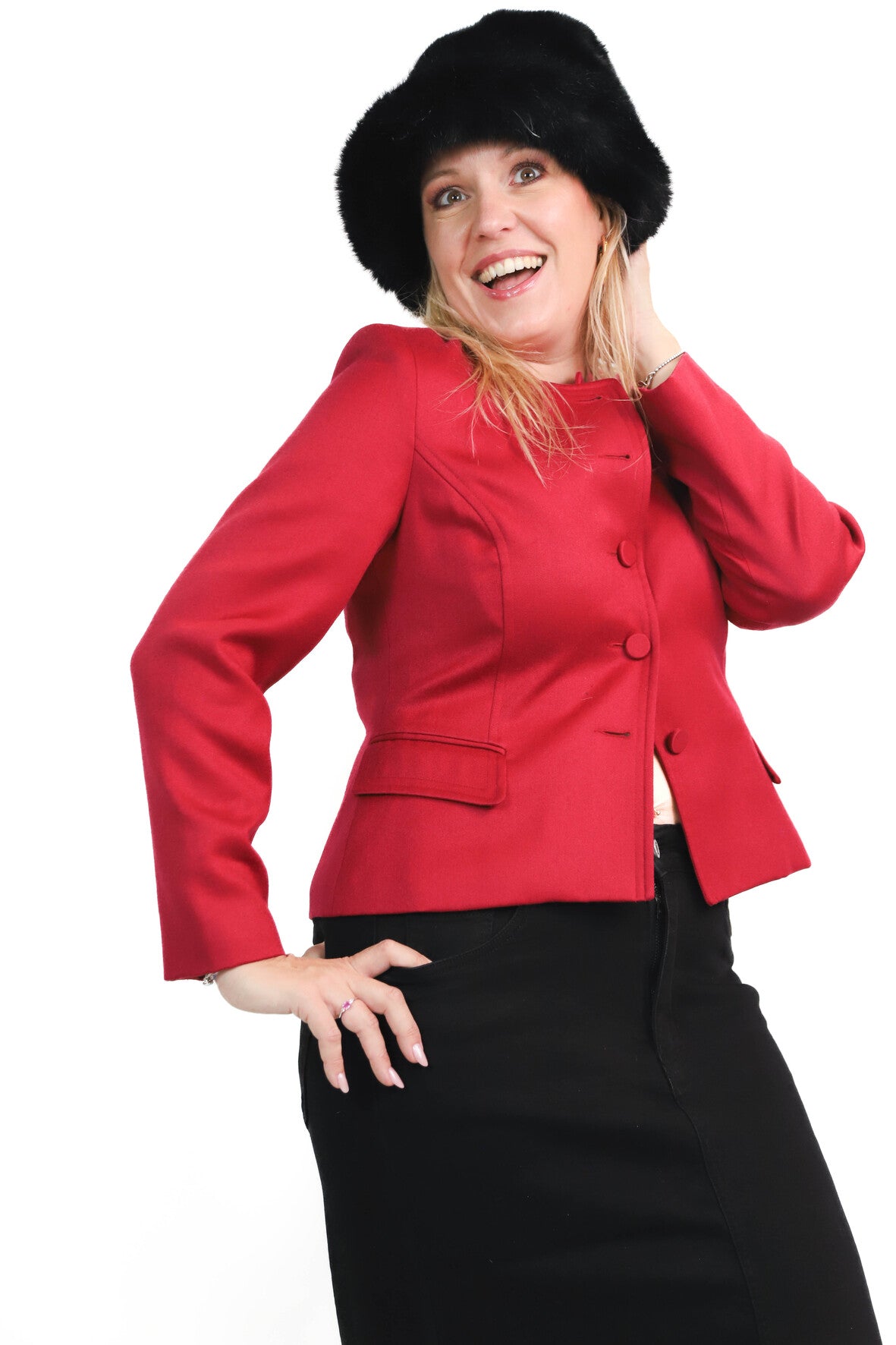 Veste rose framboise Un Deux Trois Taille L