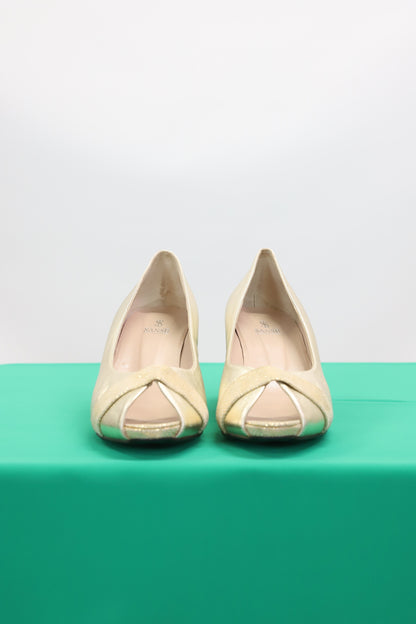 Sandales dorées à talons Sanse Taille 41