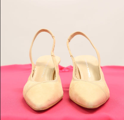 Escarpins beige rosé Brenda Zaro Taille 37