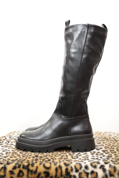 Bottes En Caoutchouc En Latex Noires, Taille 40-47, Neuves, 13 Cm De Bottes En Caoutchouc En Latex Noires, Taille 40-47, Neuves, 13 Cm De