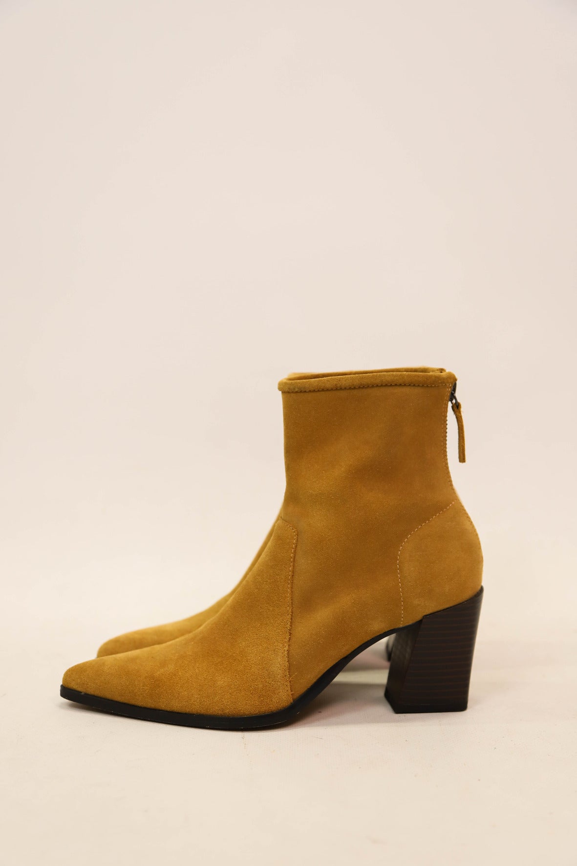 Bottines à talons camel Zara taille 37