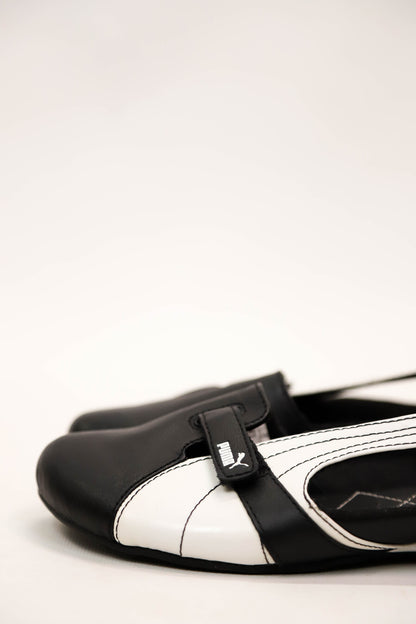 Ballerines noires et blanches Puma Taille 38