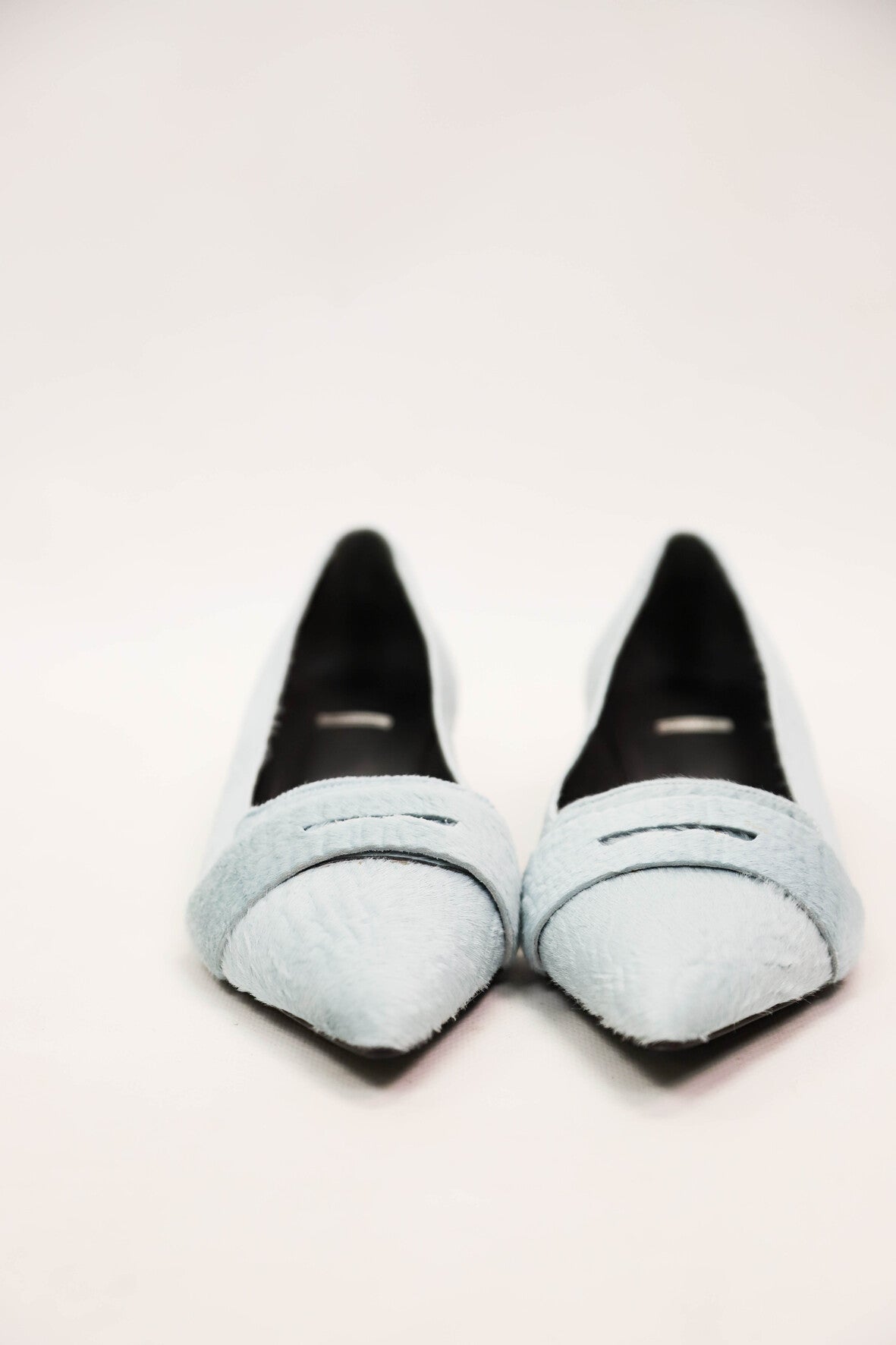 Ballerines effet pony bleues Nathan Taille 41
