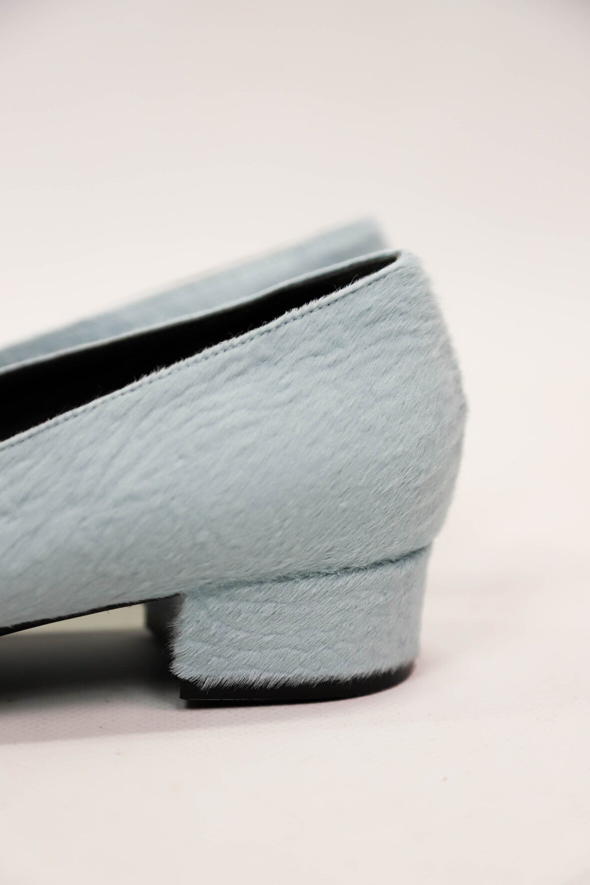 Ballerines effet pony bleues Nathan Taille 41