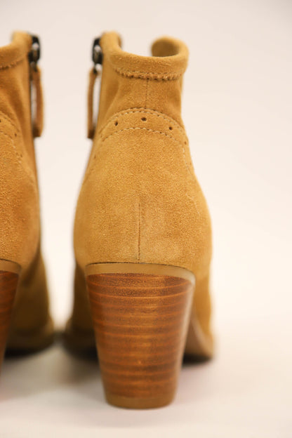 Botinnes en daim beige IKKS Taille 36