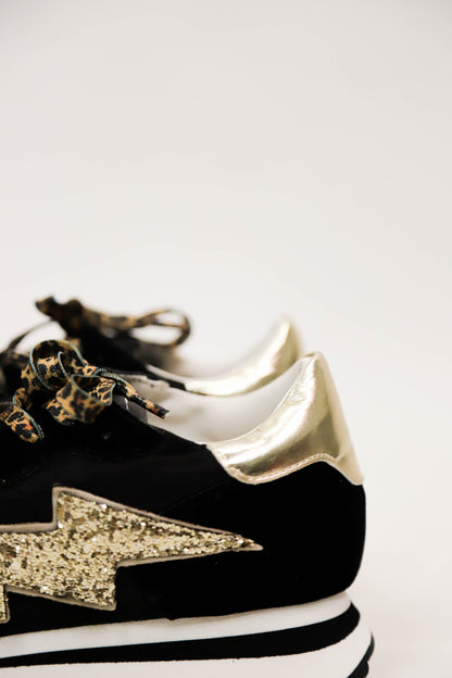 Baskets noires Corina Taille 39 - NEUF