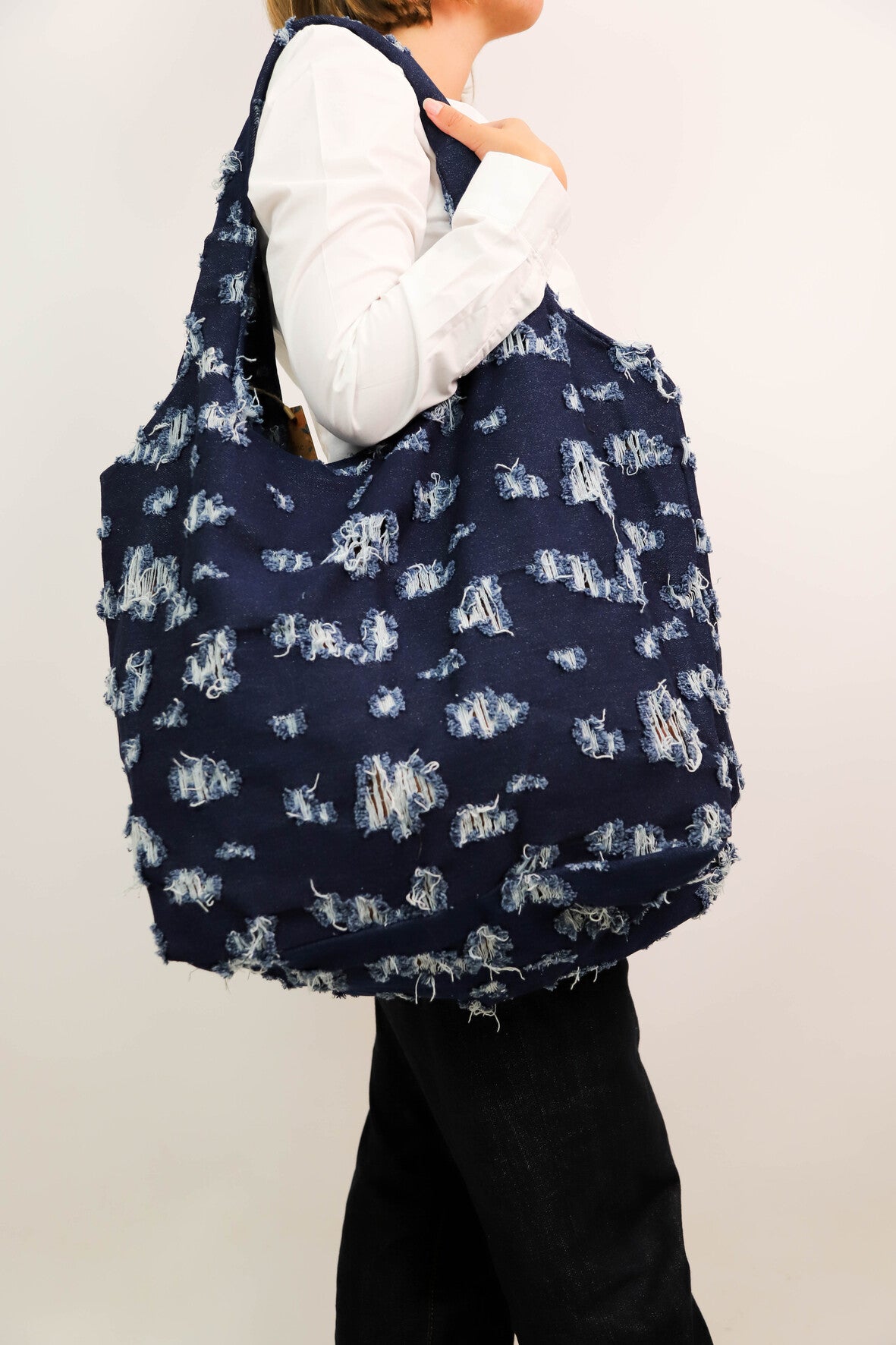 Sac besace bleu Mandoline - NEUF