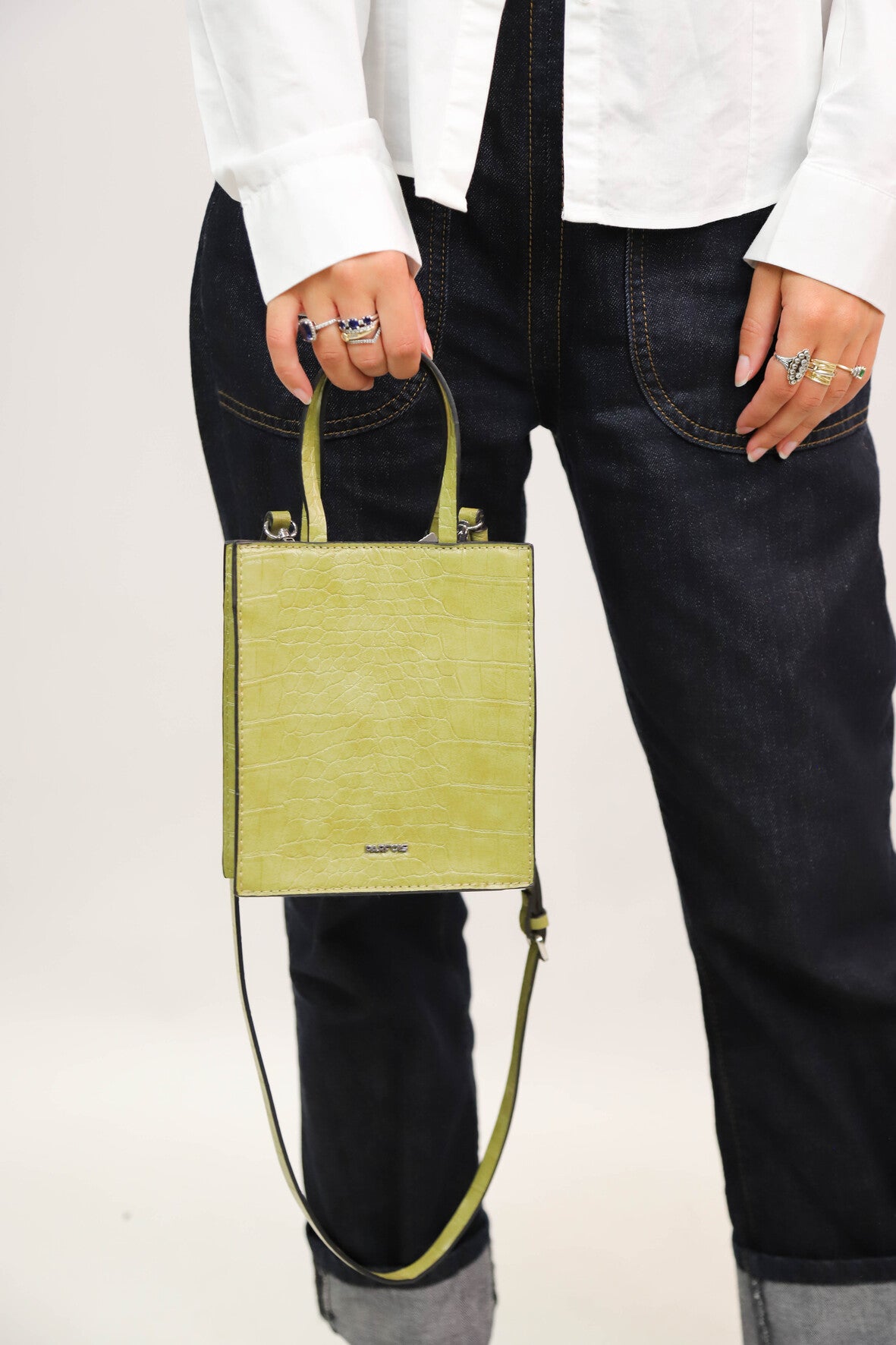 Sac croco vert Parfois - NEUF