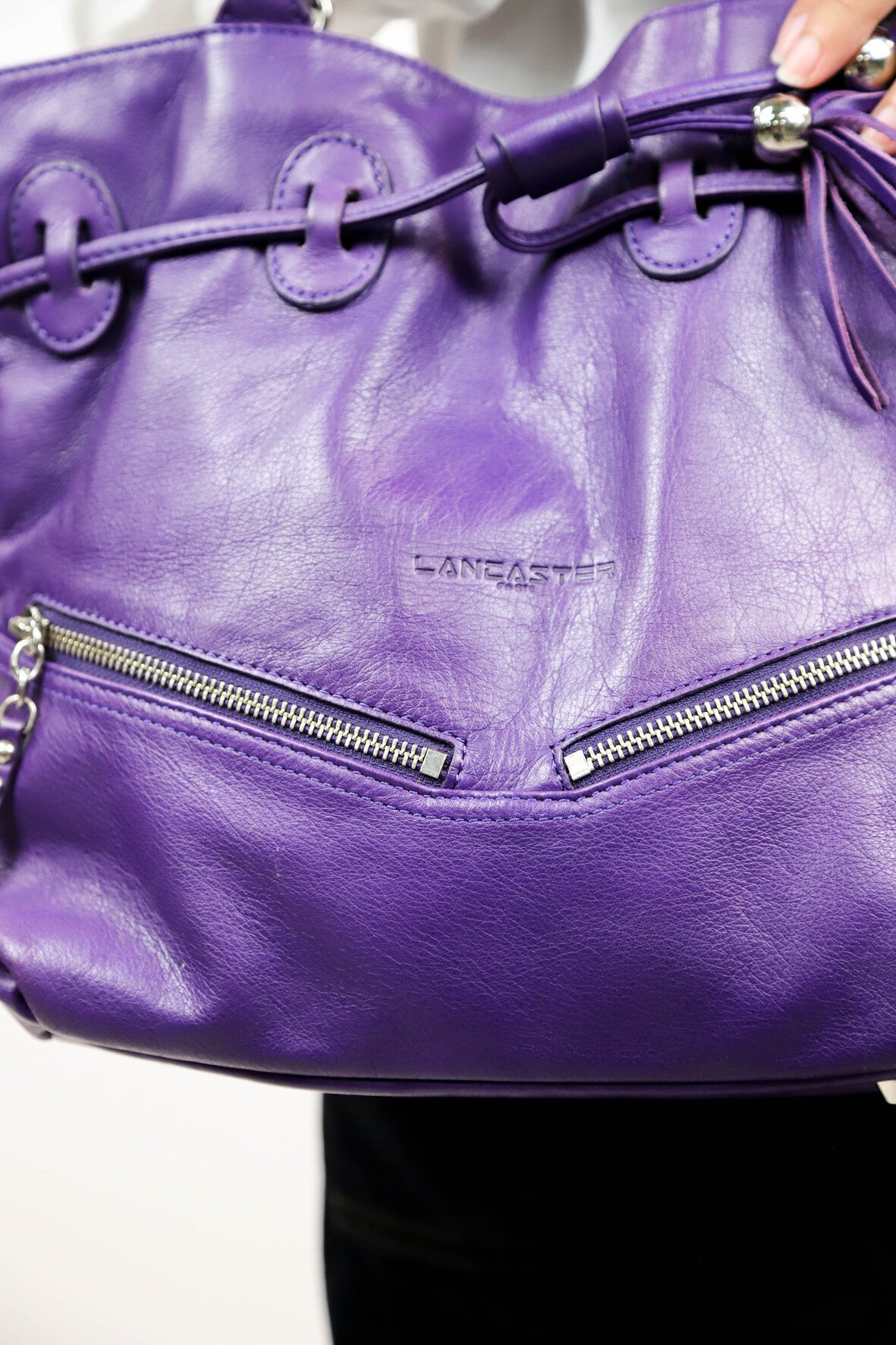 Sac à main violet Lancaster