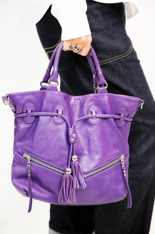 Sac à main violet Lancaster