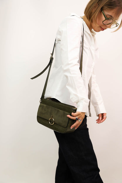 Sac bandoulière vert Moa