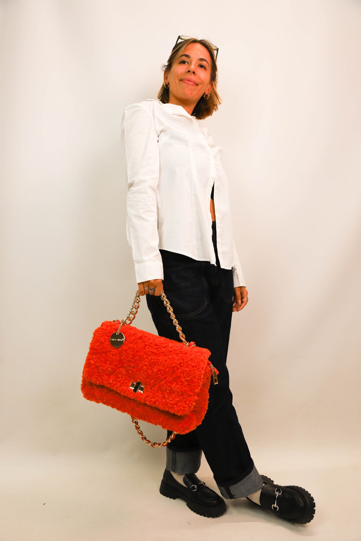 Sac à main orange Alex & Max
