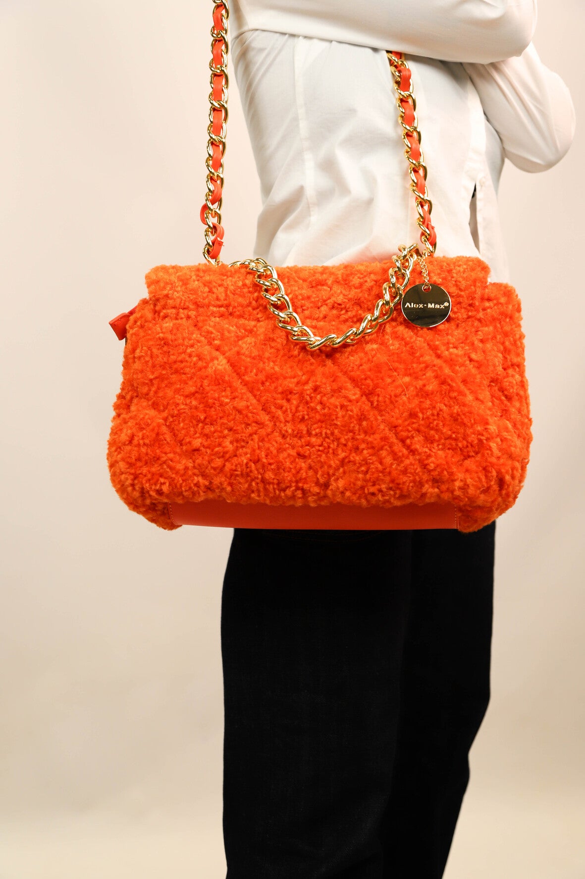Sac à main orange Alex & Max