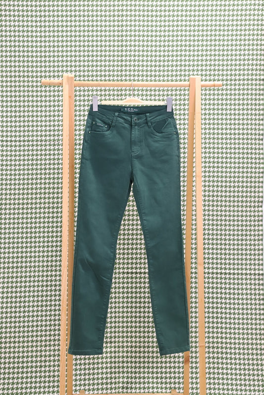 Pantalon vert Y.Z.Y jeans Taille S