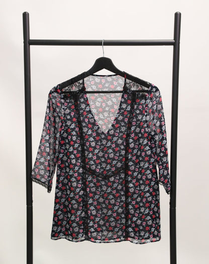 Blouse Fleuri légère et élégante Claudi Pierlot Taille XS