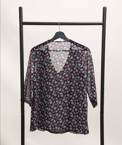 Blouse Fleuri légère et élégante Claudi Pierlot Taille XS