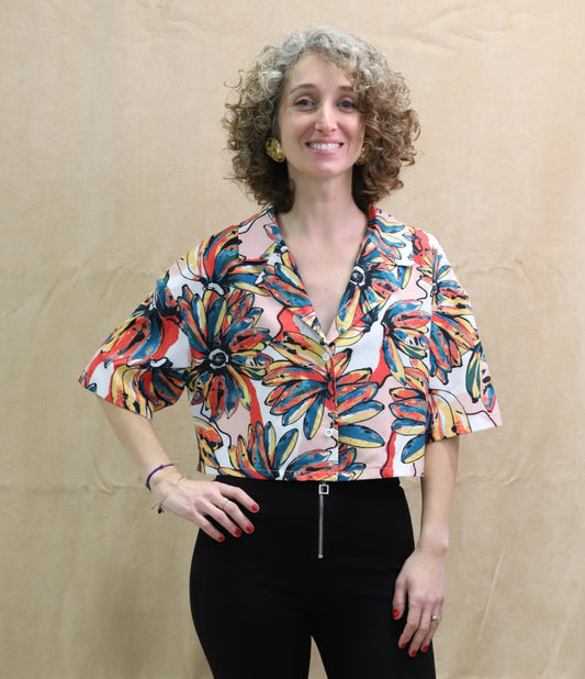 Chemisier fleuri Taille S