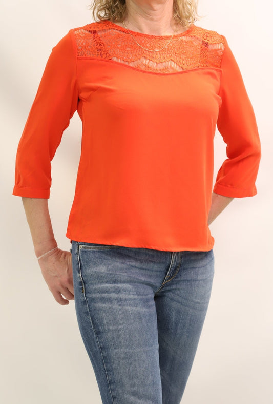 Blouse orange So Sweet Taille M