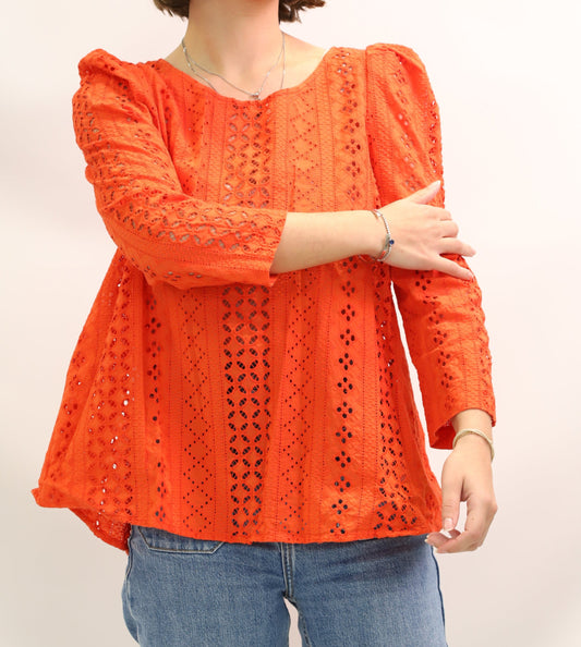 Blouse orange Claudie Pierlot Taille S